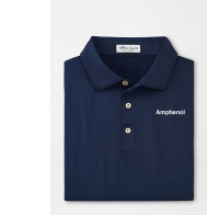 Peter Millar® Crown Sport Solid Performance Short Sleeve Jersey Polo: Click to Enlarge