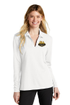 Nike Women‘s Dri-FIT Micro Pique Long Sleeve - White: Click to Enlarge