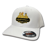 White FlexFit Cap: Click to Enlarge