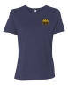 Bella + Canvas - Womens Relaxed Short Sleeve Jersey Tee-  Navy: Click to Enlarge