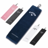 Callaway Tri-Fold Towel-pink - white: Click to Enlarge