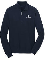 Port Authority 1/2-Zip Sweater - Black: Click to Enlarge