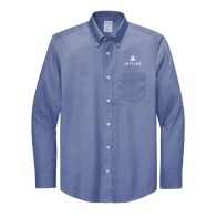 Brooks Brothers Wrinkle-Free Stretch Pinpoint Shirt: Click to Enlarge