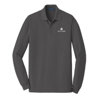 Port Authority Mens EZCotton Long Sleeve Polo: Click to Enlarge
