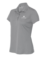 Ladies Adidas Polo - Grey: Click to Enlarge