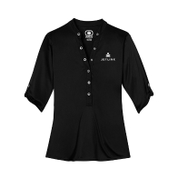 OGIO Ladies - Crush Henley - Black: Click to Enlarge