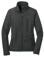 Eddie Bauer Ladies Shaded Crosshatch Soft Shell Jacket: Click to Enlarge
