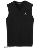 Port Authority® Sweater Vest - Black: Click to Enlarge