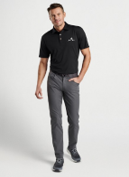 Black Peter Millar Men‘s Solid Performance Polo - Self Collar: Click to Enlarge