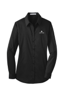 Port Authority Ladies Stretch Poplin Shirt: Click to Enlarge