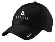 Nike Black Caps with Jetlinx Logo: Click to Enlarge