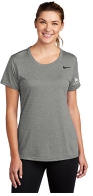 Grey Nike Ladies Legend Tee: Click to Enlarge